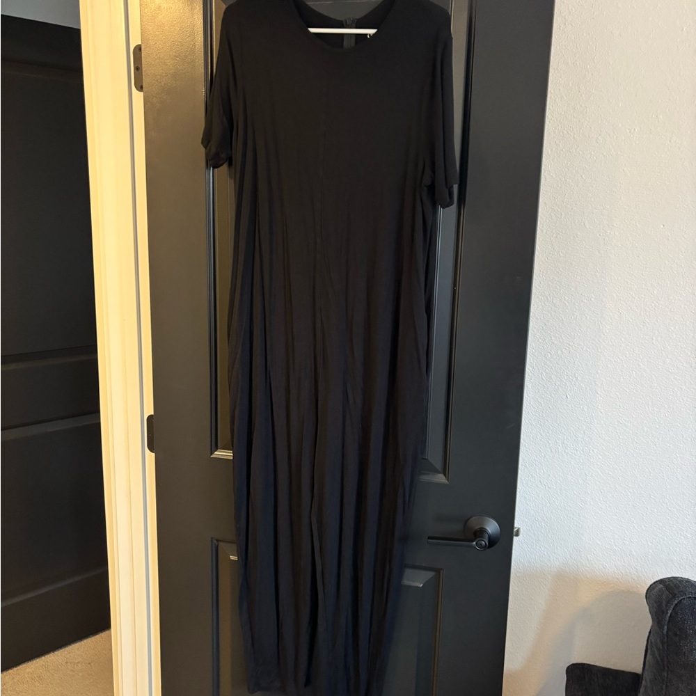 QUINCE Bamboo Jersey Maternity Everyday Jumpsuit